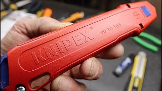 Knipex Grows a Spine The Knipex CutiX 9010165 has some advanced features new to utility knives [upl. by Ahsinra]