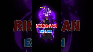 Rinnegan explained  Top 3 Dojutsu  anime animeshorts naruto shorts dojutsu rasengan viral [upl. by Enelram]