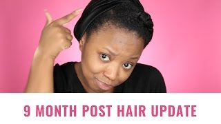 Transitioning Natural Hair Update  9 Months Post Relaxer [upl. by Enneiluj]