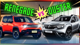 Qual melhor Uber Black em 2025 Comparativo entre o jeep renegade e o Renault Duster2021 SUV barato [upl. by Assirac532]