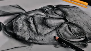 Every Detail Counts A HyperRealistic Face Drawing Timelapse [upl. by Wiatt]