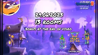 angry birds 2 clan battle 29062023 13 rooms [upl. by Vola]