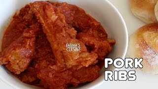 Pork Ribs Goan Recipe  Pork Ribs cooked in Recheado Masala  Pork Recipe Goan Food Recipes [upl. by Theola]