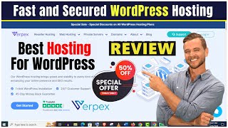 Verpex WordPress Hosting with Free Domain  Verpex Hosting Review 2024 [upl. by Frannie]