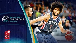 Louis Labeyrie  SIG Strasbourg  Highlights  Basketball Champions League 201718 [upl. by Eartha]