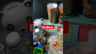 endless🌈 filling my mini candy dispenser of gumble mentos candy 🍭🍬🍭shorts viral asmr satisfying [upl. by Pride]