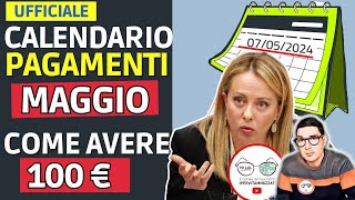 🔴 MAGGIO ➜ NUOVO BONUS 100€ e DATE PAGAMENTI ADI ASSEGNO UNICO PENSIONI NASPI CARTA ACQUISTI SFL [upl. by Bowers]