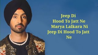 Diljit Dosanjh Lalkaara Lyrics FeatSultaan  GHOST  Intense Raj Ranjodh [upl. by Nahsad581]