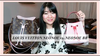 LOUIS VUITTON NEONOE vs NEONOE BB REVIEW amp COMPARISON [upl. by Nomael254]