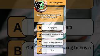 How to manage your Debt QUIZ  Debt Management 18 [upl. by Eiddam516]