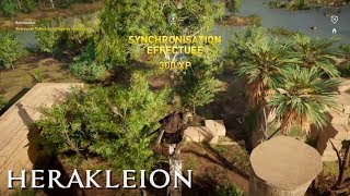 40  Nome dHéracleion  Sync Point 4  Assassins Creed Origins FR [upl. by Mccurdy]