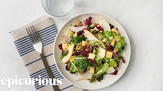 Boring Salads Be Gone This Crunchy Pear and Cheese Salad Is a Winner [upl. by Isadora]