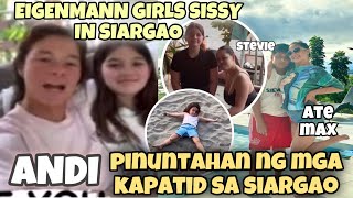 Eigenmann Sisters nasa SIARGAO dinadamayan si Andi para sumaya at makabonding sina Ellie Lilo Koa [upl. by Ali262]