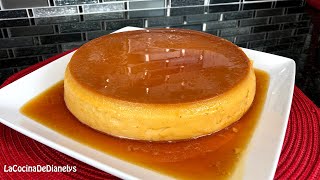 Flan De Leche el secreto para que quede perfecto tradicional Cubano  how to make Hispanic flan [upl. by Laurentium]