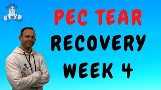 Pec Tear Recovery  Week 4 [upl. by Monti]