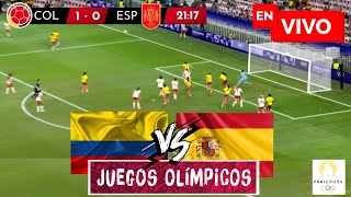 🔴 ESPAÑA VS COLOMBIA PARTIDO EN VIVO  JUEGOS OLÍMPICOS PARIS 2024 EN VIVO [upl. by Copland]