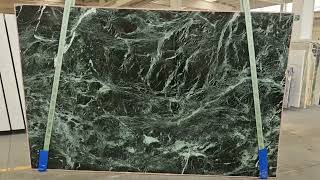 Verde Tinos  The marble with a dark green background and white veins [upl. by Llig]