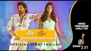 ala vaikunthapurramuloo sittharala sirapadu hindi dubbed movie song  allu Arjun [upl. by Oiratno]