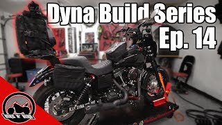 Harley Dyna Build Series Ep 14  Quick Detach Sissy Bar amp Cycle Visions Curved Plate Mount [upl. by Soisatsana]