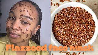 FLAXSEED GEL SKIN TIGHTENING AND MOISTURIZING FACE MASK [upl. by Innos]