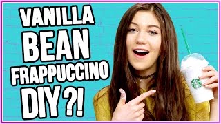 DIY Starbucks Vanilla Bean Frappuccino  Craft The Craze w Jessie Paege [upl. by Akoyin424]