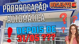 O pedido de prorrogação depois de 310524 vai ser como auxiliodoenca inss [upl. by Kcirde239]