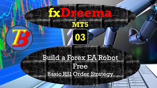 📈How to build a forex robot by fxDreema  EA Super Easy Indicator RSI moves within limits [upl. by Donahoe389]