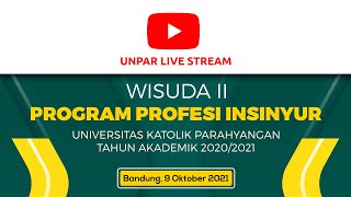 LIVE  Wisuda Program Profesi Insinyur Tahun Akademik 20202021 [upl. by Aihtela676]