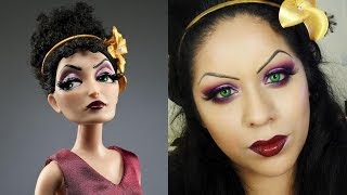 Mother Gothel  Disney Villains Designer Doll makeup tutorial [upl. by Ver]