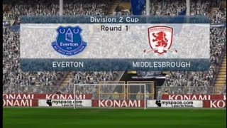 Everton v Middlesbrough Div 2 Cup Quarter Final 1st Leg 2324 [upl. by Vil]