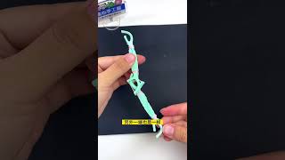 Use dental floss to make a bow and arrow with three firing modes that can be switched at will L [upl. by Gayler]