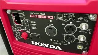 honda eg2800i inverter generator [upl. by Oshinski]