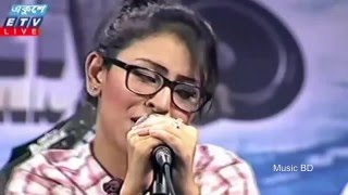 o pagol mon monre mon keno eto kotha bole Bangla Heart Touching Song by Marzia Turin Live 2016 [upl. by Assadah]