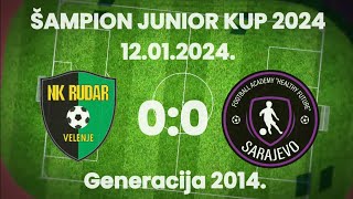 NK Rudar Velenje SLO  FA Healthy Future BIH 00 Šampion Junior Kup 2024  Generacija 2014 [upl. by Oeniri865]