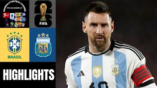 Brasilien vs Argentinien Wm Qualifikation Südamerika  6 Spieltag 22112023 Highlights [upl. by Harifaz]