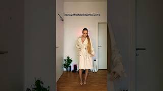 the most fashionable trench coat womenstyle shortsviral [upl. by Euginomod514]