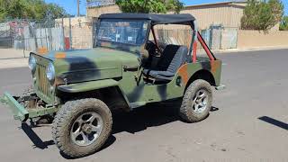 1960 Willys Jeep CJ3B 4x4  September 2023 Auction [upl. by Ahsercul]