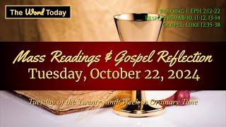 Todays Catholic Mass Readings amp Gospel Reflection  Tuesday October 22 2024 [upl. by Fairbanks747]