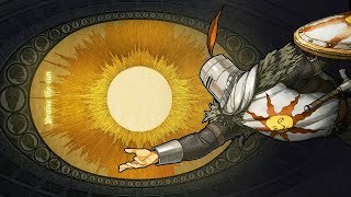 Dark Souls 1 Secret Ending Solaire Ending  Solaire finds his very own sun [upl. by Nwahsek]