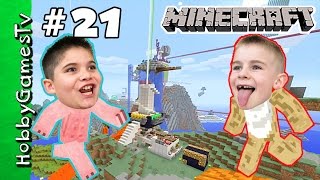 HobbyKids Minecraft 21 Creative World Home Tour HobbyGamesTV [upl. by Watson]