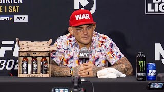 Dustin Poirier PostFight Press Conference  UFC 302 [upl. by Eed]