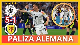 ¡ALEMANIA GOLEA A ESCOCIA Comenzó la Eurocopa con una ALEMANIA muy SOLIDA [upl. by Nnylram]