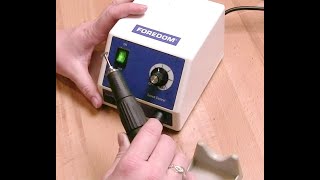 Getting started with Foredoms K1070 Micromotor amp K1080 Hammer Micromotor [upl. by Asteria]