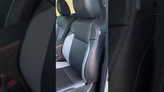 Toyota Tacoma Leather Seats From Katzkin  Black amp Grey Leather [upl. by Ttoille]