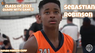 7th Grader Sebastian Robinson Out Of New Jersey Has GAME  Class Of 2023  2017 Future Phenom Camp [upl. by Ameen]