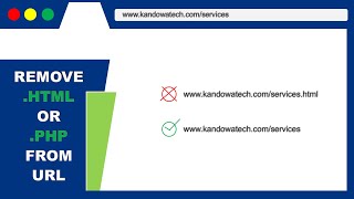 How to Remove the Page File Extension From the URL  Remove HTML PHP Extension from URL [upl. by Giordano255]