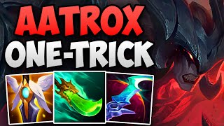 CHALLENGER AATROX ONETRICK CARRIES HIS TEAM  CHALLENGER AATROX TOP GAMEPLAY  Patch 141 S14 [upl. by Hanselka]