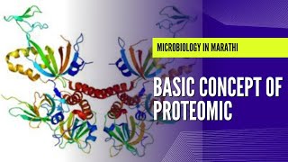 Basic Concepts of Proteomic  Molecular Biology  MicroBiology in Marathi [upl. by Eniledam]