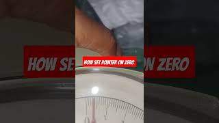 HOW SET POINTER OF CLOCK TYPE MECHANICAL WEIGH SCALE AT ZERO [upl. by Elwaine]