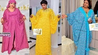 Magnifique grand Boubou en pagne Dentelle tres jolie 1 [upl. by Nerrej]